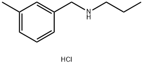 [(3-methylphenyl)methyl](propyl)amine hydrochloride Struktur