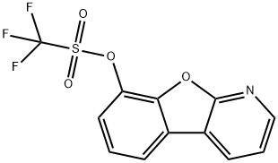 benzofuro[2,3-b]pyridin-8-yl trifluoromethanesulfonate Structure