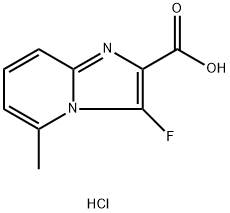 3-fluoro-5-methylimidazo[1,2-a]pyridine-2-carboxylic acid hydrochloride