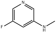 5-氟-N-甲基吡啶-3-胺, 1610667-13-4, 结构式