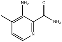 3-Amino-4-methyl-pyridine-2-carboxylic acid amide,1612242-49-5,结构式
