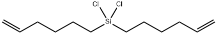二(5-己烯基)二氯硅烷, 161583-02-4, 结构式