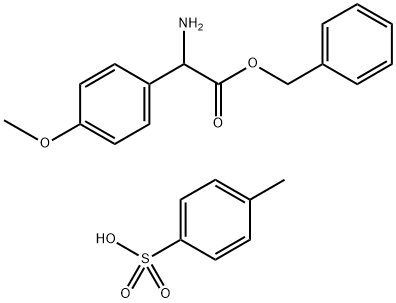RS-4-methoxyphenylglycine phenylmethyl ester p-Toluenesulphonic acid Structure