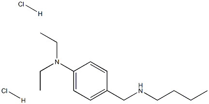 4-[(butylamino)methyl]-N,N-diethylaniline dihydrochloride Struktur