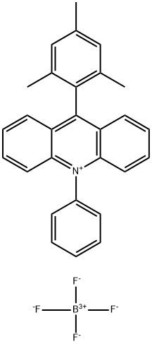 9-mesityl-10-phenylacridin-10-ium tetrafluoroborate Structure