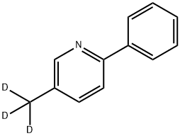 5-(甲基-D3)-2-苯基吡啶,1622235-49-7,结构式