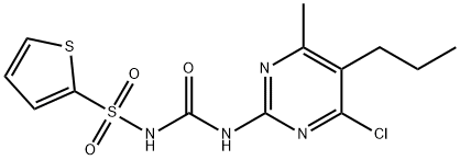 1-(4-chloro-6-methyl-5-propylpyrimidin-2-yl)-3-thiophen-2-ylsulfonylurea