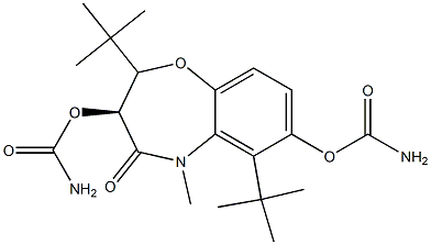 di-tert-butyl (5-methyl-4-oxo-2,3,4,5-tetrahydrobenzo[b][1,4]oxazepine-3,7-diyl)(S)-dicarbamate,1622854-33-4,结构式