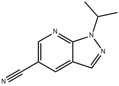 1-异丙基-1H-吡唑并[3,4-B]吡啶-5-腈, 1623068-00-7, 结构式