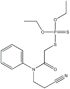 Phosphorodithioic acid,S-[2-[(2-cyanoethyl)phenylamino]-2-oxoethyl] O,O-diethyl ester|Phosphorodithioic acid,S-[2-[(2-cyanoethyl)phenylamino]-2-oxoethyl] O,O-diethyl ester