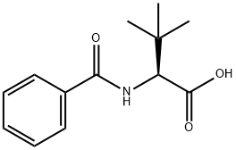 N-苯甲酰基-L-叔亮氨酸 结构式