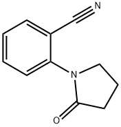 Benzonitrile,2-(2-oxo-1-pyrrolidinyl)- Structure