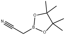 2-(4,4,5,5-tetramethyl-1,3,2-dioxaborolan-2-yl)acetonitrile 结构式