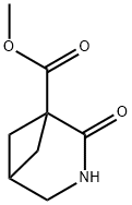 METHYL 2-OXO-3-AZABICYCLO[3.1.1]HEPTANE-1-CARBOXYLATE Struktur