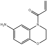1-(6-amino-2H-benzo[b][1,4]oxazin-4(3H)-yl)prop-2-en-1-one,1629586-21-5,结构式