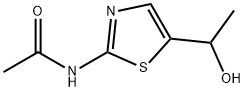 N-[5-(1-hydroxyethyl)-1,3-thiazol-2-yl]acetamide,1629602-04-5,结构式