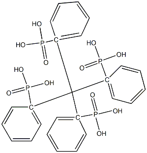 四(4-磷酸苯基)甲烷 结构式