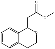 Methyl 3,4-dihydro-1H-2-benzopyran-1-acetate 结构式