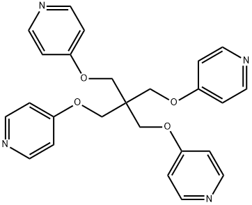 Pyridine,4,4'-[[2,2-bis[(4-pyridinyloxy)methyl]-1,3-propanediyl]bis(oxy)]bis- Structure