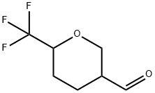 6-(trifluoromethyl)oxane-3-carbaldehyde,1637310-77-0,结构式