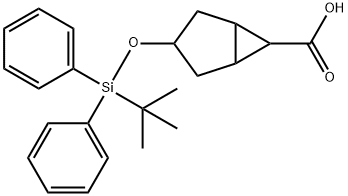 3-[(tert-butyldiphenylsilyl)oxy]bicyclo[3.1.0]hexane-6-carboxylic acid Struktur