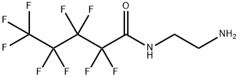 N-(2-aminoethyl)-2,2,3,3,4,4,5,5,5-nonafluoropentanamide Struktur