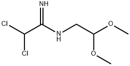 2,2-DICHLORO-N-(2,2-DIMETHOXYETHYL)ACETIMIDAMIDE 结构式
