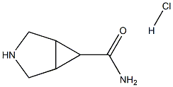 EXO-3-AZABICYCLO[3.1.0]HEXANE-6-CARBOXAMIDE HCL Structure