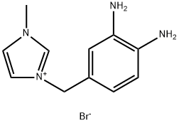 1-(3,4-diaminobenzyl)-3-methyl-1H-imidazol-3-ium bromide|