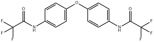 N,N'-[oxybis(4,1-phenylene)]bis(2,2,2-trifluoroacetamide) Struktur