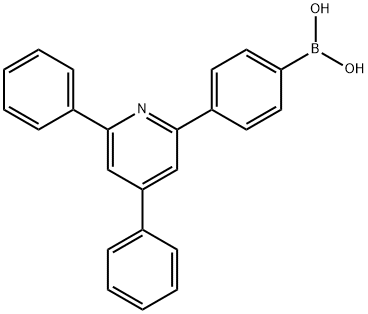(4-(4,6-diphenylpyridin-2-yl)phenyl)boronic acid Struktur