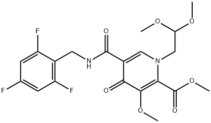 methyl 1-(2,2-dimethoxyethyl)-3-methoxy-4-oxo-5-((2,4,6-trifluorobenzyl)carbamoyl)-1,4-dihydropyridine-2-carboxylate