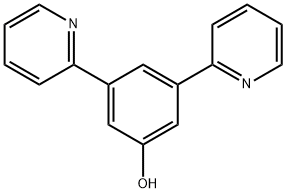 1-羟基-3,5-二(3-吡啶苯基)苯 结构式