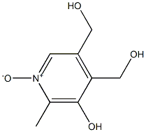 3,4-Pyridinedimethanol,5-hydroxy-6-methyl-, 1-oxide Structure