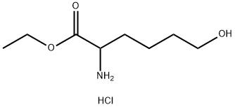 6-Hydroxy-DL-norleucine ethyl ester hydrochloride Struktur