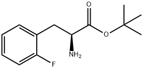 L-2-氟苯丙氨酸叔丁酯, 167993-13-7, 结构式