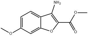 3-氨基-6-甲氧基苯并呋喃-2-羧酸甲酯, 1684389-74-9, 结构式