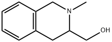 (2-メチル-1,2,3,4-テトヒドロ-3-イソキノリル)メタノール 化学構造式