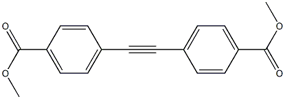 4,4'-二(苯甲酸甲酯)乙炔,16882-08-9,结构式