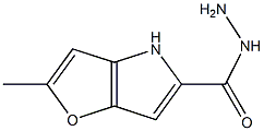 2-methyl-4H-furo[3,2-b]pyrrole-5-carbohydrazide Structure