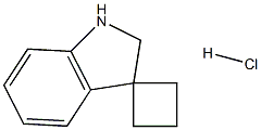1',2'-dihydrospiro[cyclobutane-1,3'-indole] hydrochloride Struktur