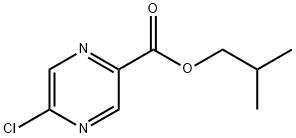 5-Chloro-pyrazine-2-carboxylic acid isobutyl ester,169335-49-3,结构式