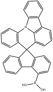 B-spiro[9H-Fluorene-9,8'-indolo[3,2,1-de]acridin]-4-ylboronic acid Structure