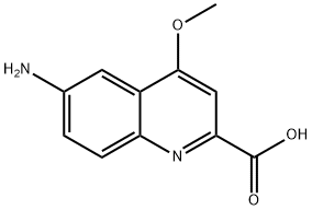 6-Amino-4-methoxy-quinoline-2-carboxylic acid Structure