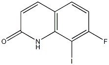 7-fluoro-8-iodo-1,2-dihydroquinolin-2-one Struktur