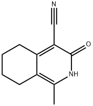 4-Isoquinolinecarbonitrile, 2,3,5,6,7,8-hexahydro-1-methyl-3-oxo- Structure