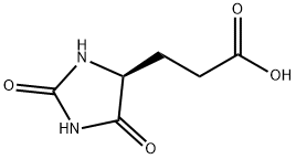 3-[(4S)-2,5-dioxo-4-imidazolidinyl]propanoic acid Struktur