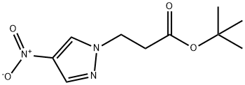 tert-butyl 3-(4-nitro-1H-pyrazol-1-yl)propanoate,1708517-52-5,结构式