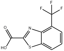 4-(三氟甲基)苯并[D]噻唑-2-羧酸, 1708940-73-1, 结构式