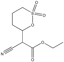 ethyl 2-cyano-2-(1,1-dioxo-1-thiolan-3-yl)acetate Structure